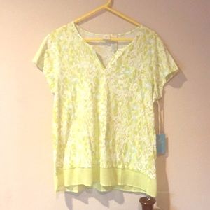 Palm Heart Green Caribbean Joe Top